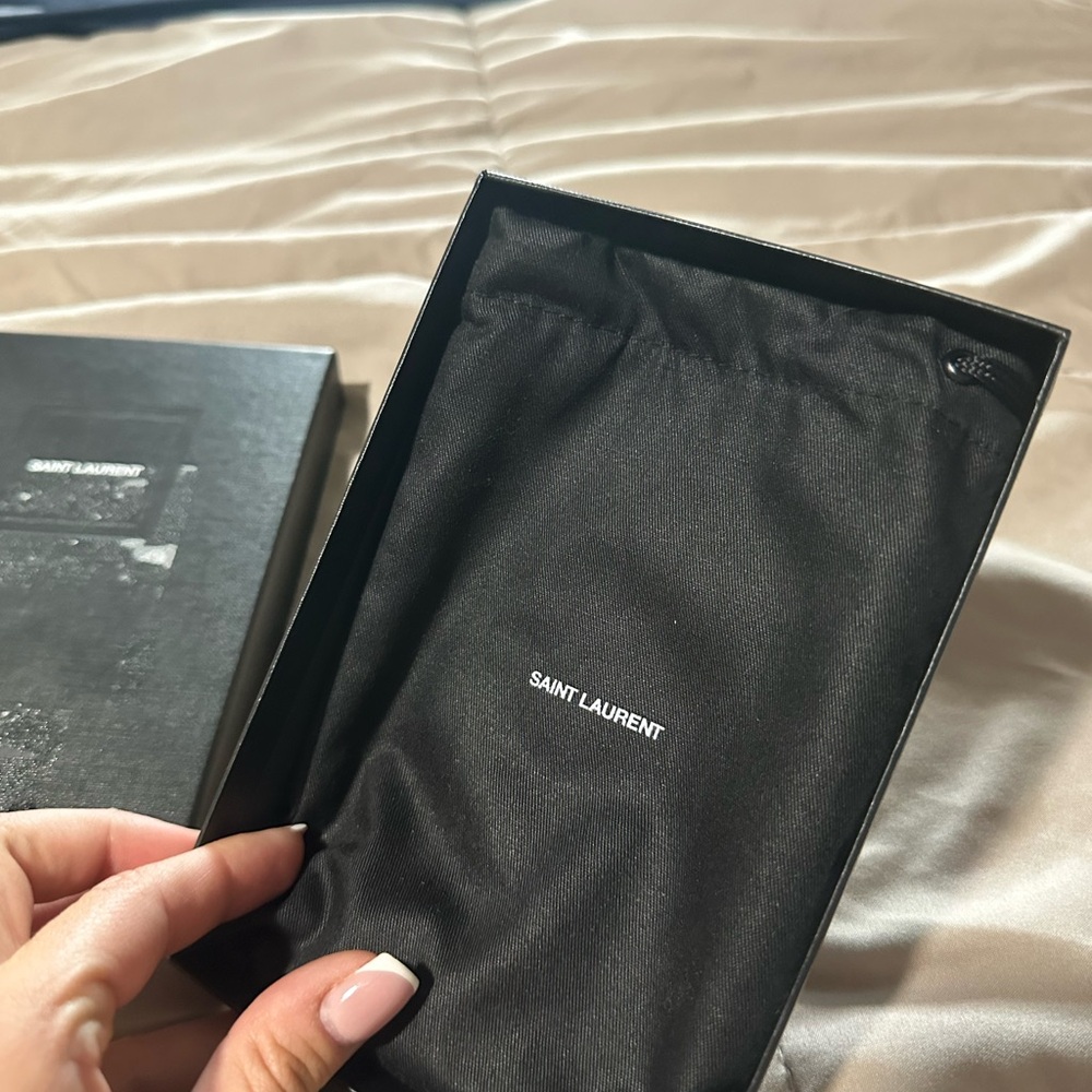 Saint Laurent Classic Black Pouch